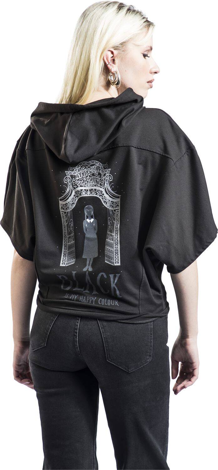 EMP "Black Is My Happy Colour" Kapuzenpullover Schwarz Von Wednesday