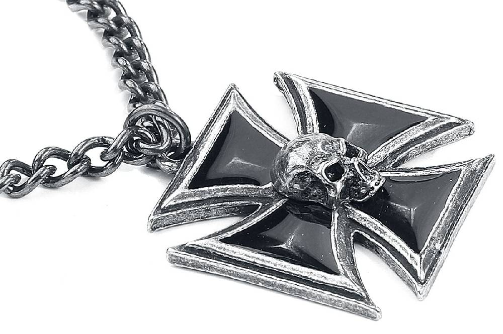 EMP "Black Knight's Cross" Halskette Von Alchemy Gothic