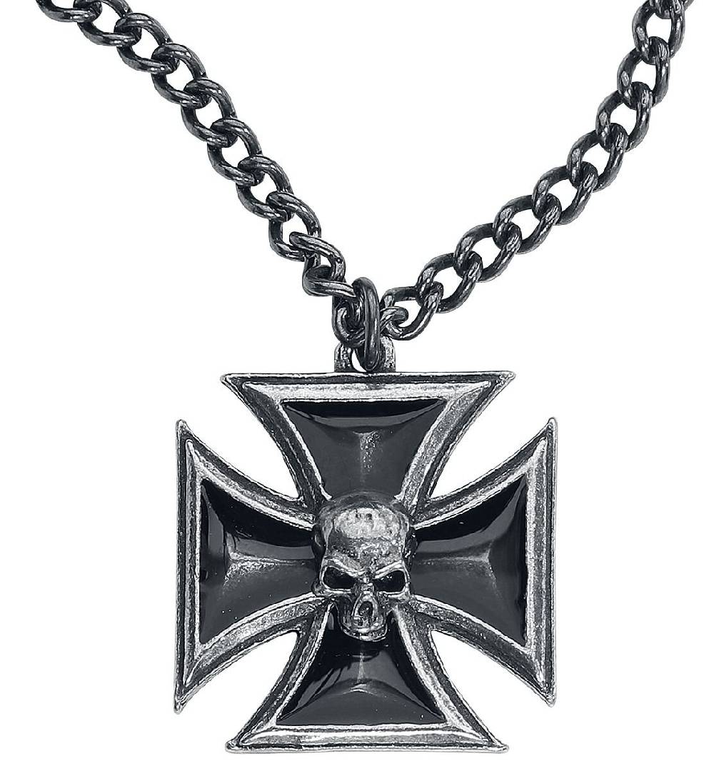 EMP "Black Knight's Cross" Halskette von Alchemy Gothic