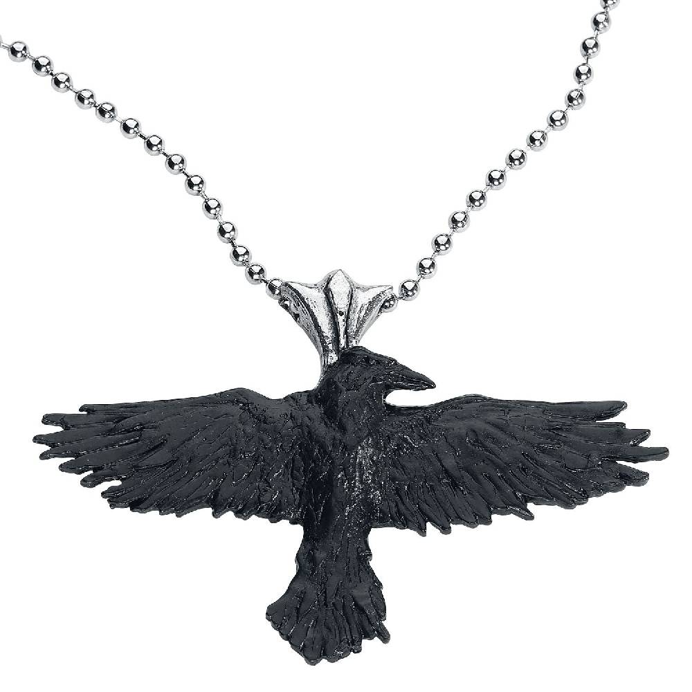 EMP "Black Raven" Halskette schwarz von Alchemy Gothic