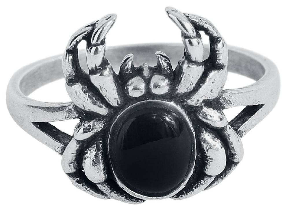 EMP "Black Spider" Ring schwarz/silberfarben von etNox