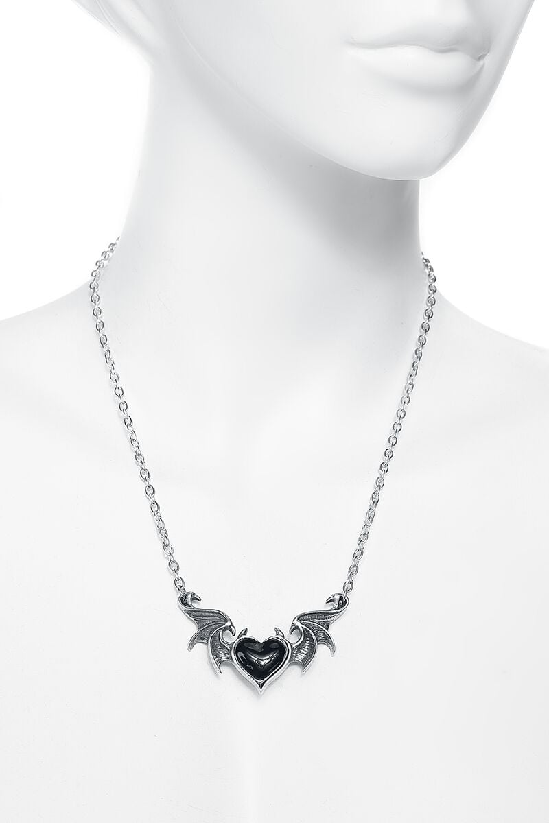 EMP "BlackSoul" Halskette Schwarz/silberfarben Von Alchemy Gothic