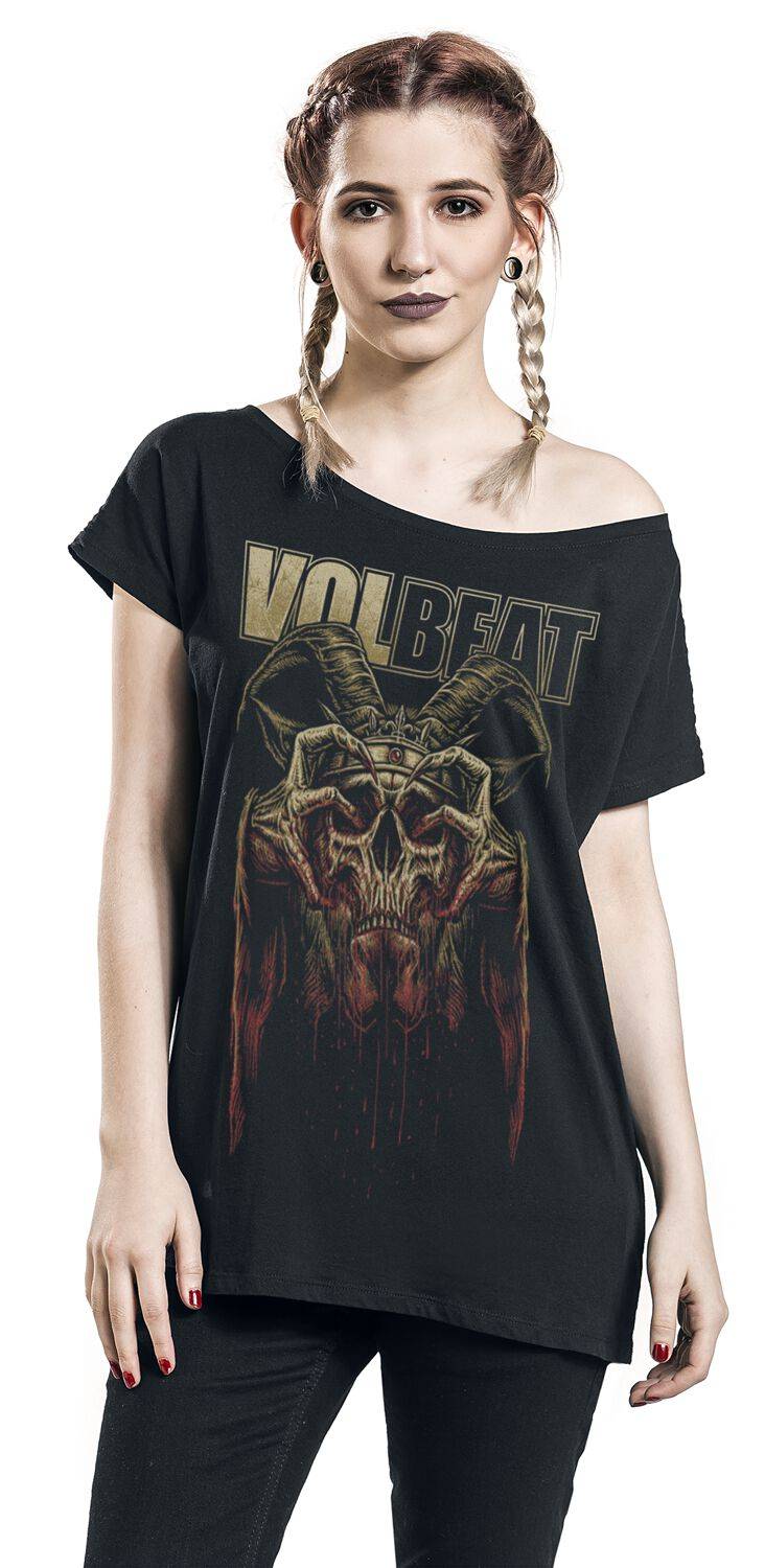 EMP "Bleeding Crown Skull" T-Shirt Schwarz Von Volbeat