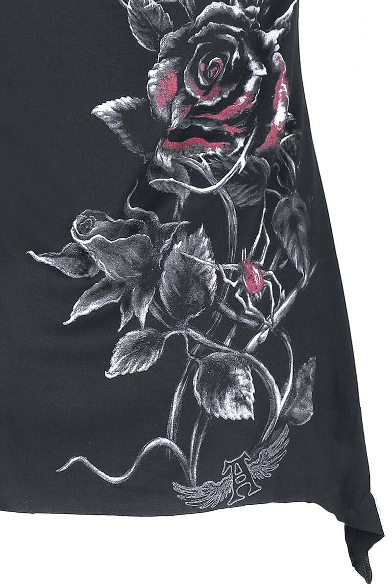 EMP "Bleeding Rose" T-Shirt Schwarz Von Alchemy England
