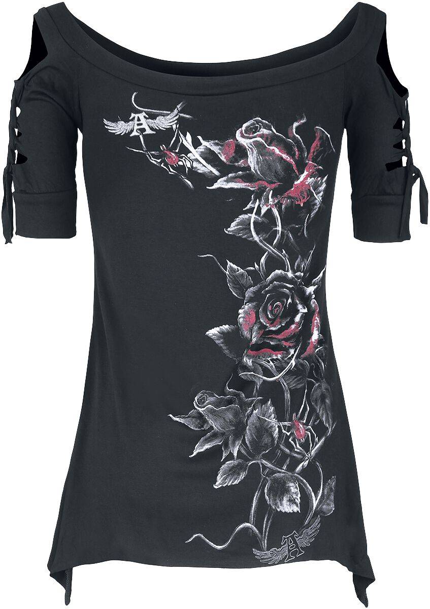 EMP "Bleeding Rose" T-Shirt schwarz von Alchemy England
