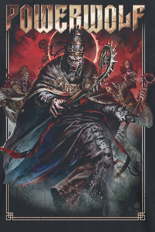 EMP "Blood Of The Saints" T-Shirt Schwarz Von Powerwolf