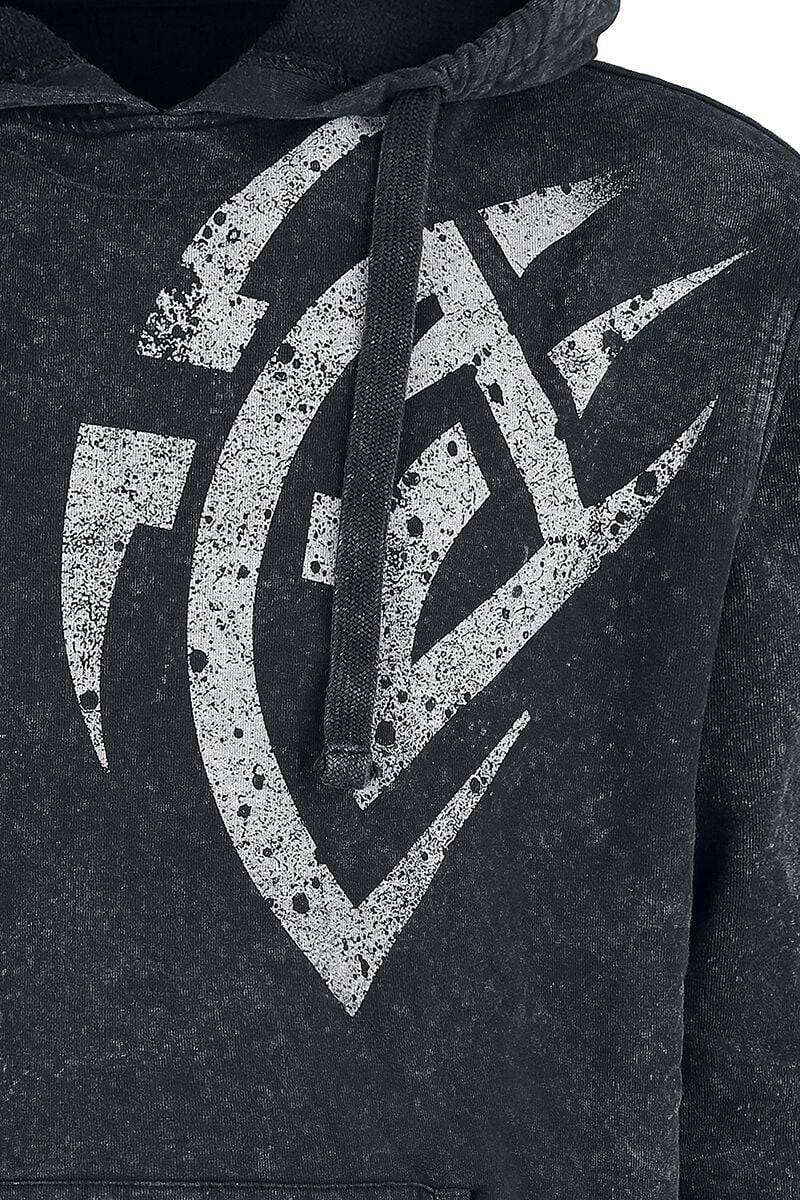 EMP "Bloody Scratch" Kapuzenpullover Grau Von Outer Vision