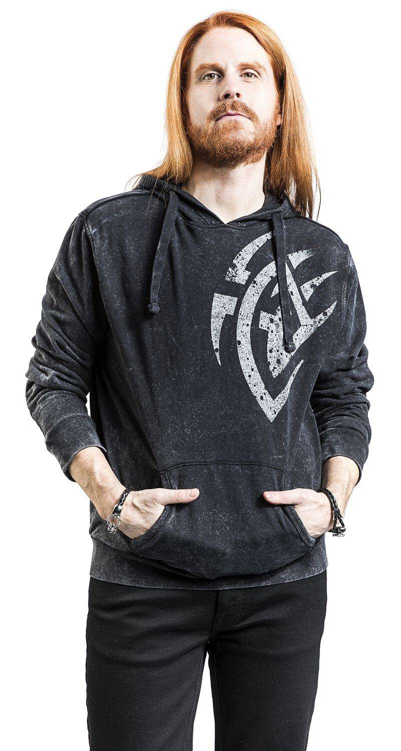 EMP "Bloody Scratch" Kapuzenpullover Grau Von Outer Vision