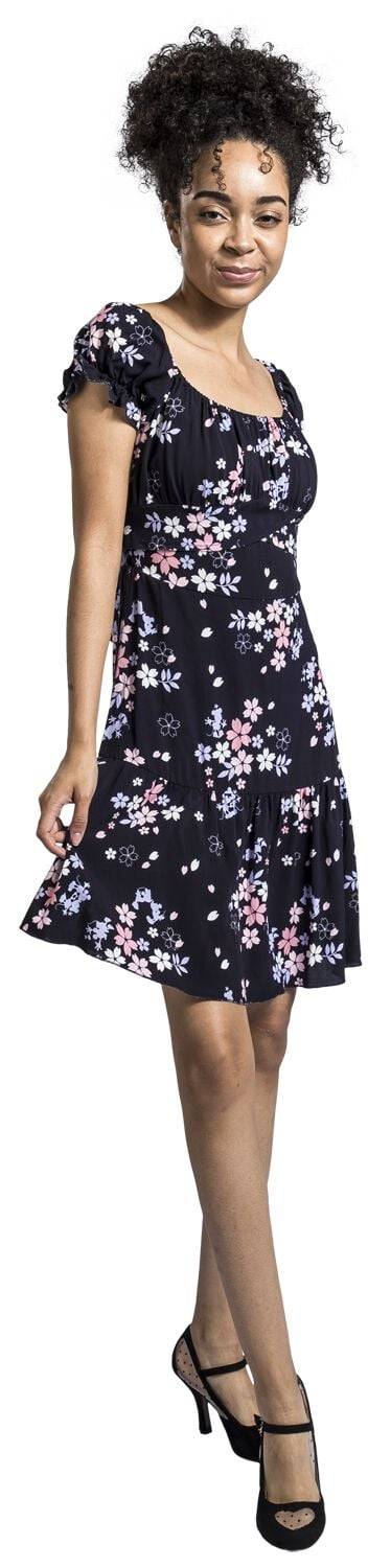 EMP "Blumen" Mittellanges Kleid Multicolor Von Micky Maus