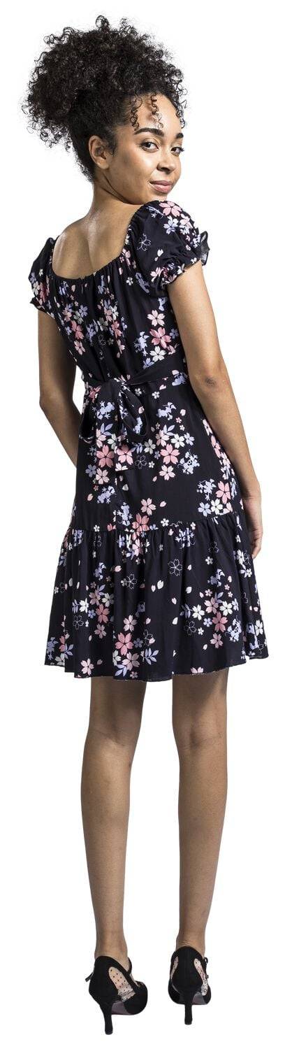 EMP "Blumen" Mittellanges Kleid Multicolor Von Micky Maus