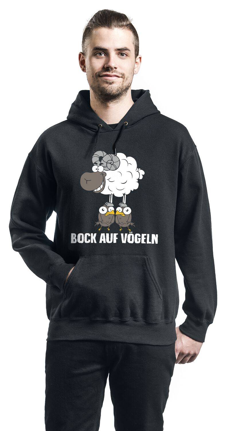 EMP "Bock Auf Vögeln" Kapuzenpullover Schwarz Von Tierisch