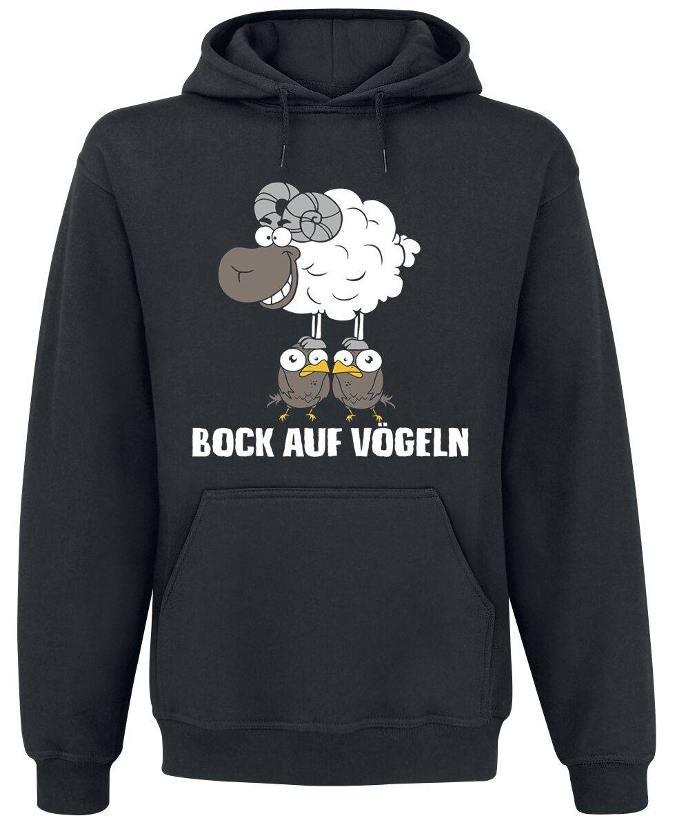 EMP "Bock auf Vögeln" Kapuzenpullover schwarz von Tierisch