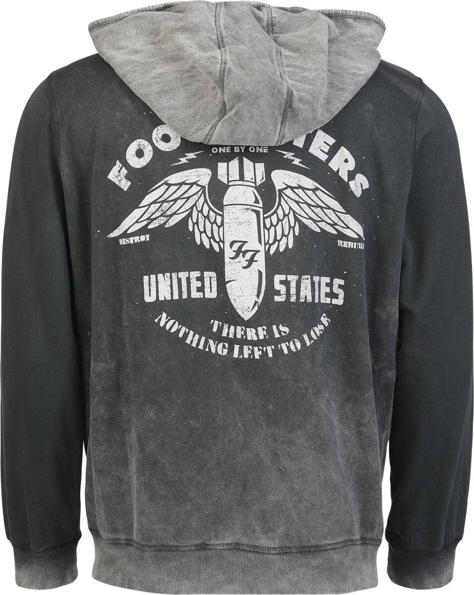 EMP "Bomb" Kapuzenjacke grau/schwarz von Foo Fighters