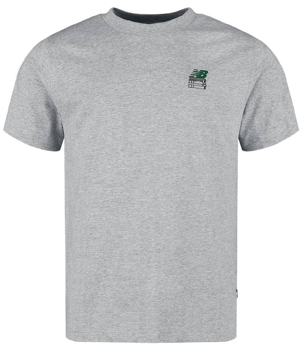 EMP "Bookshelf Tee" T-Shirt grau meliert von New Balance