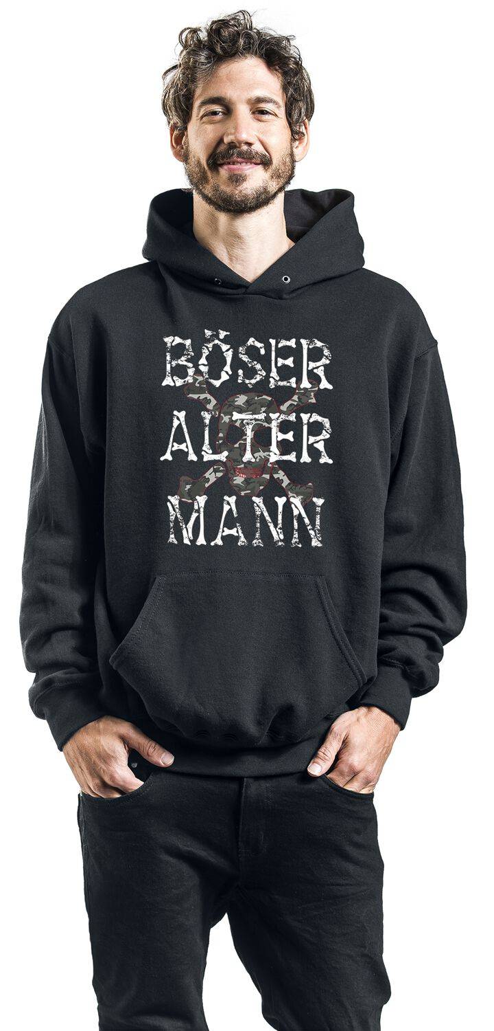 EMP "Böser Alter Mann" Kapuzenpullover Schwarz Von Sprüche
