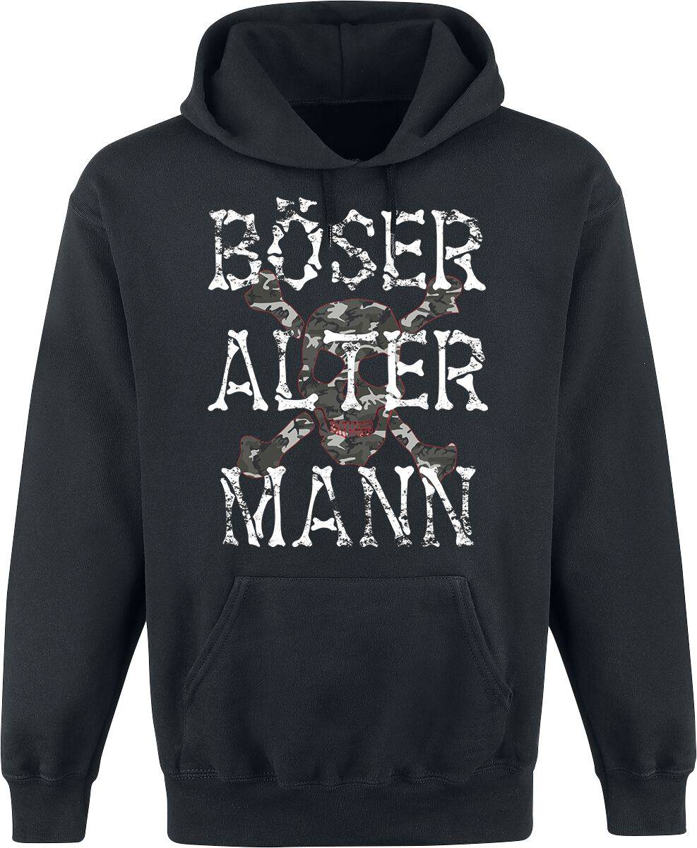 EMP "Böser alter Mann" Kapuzenpullover schwarz von Sprüche