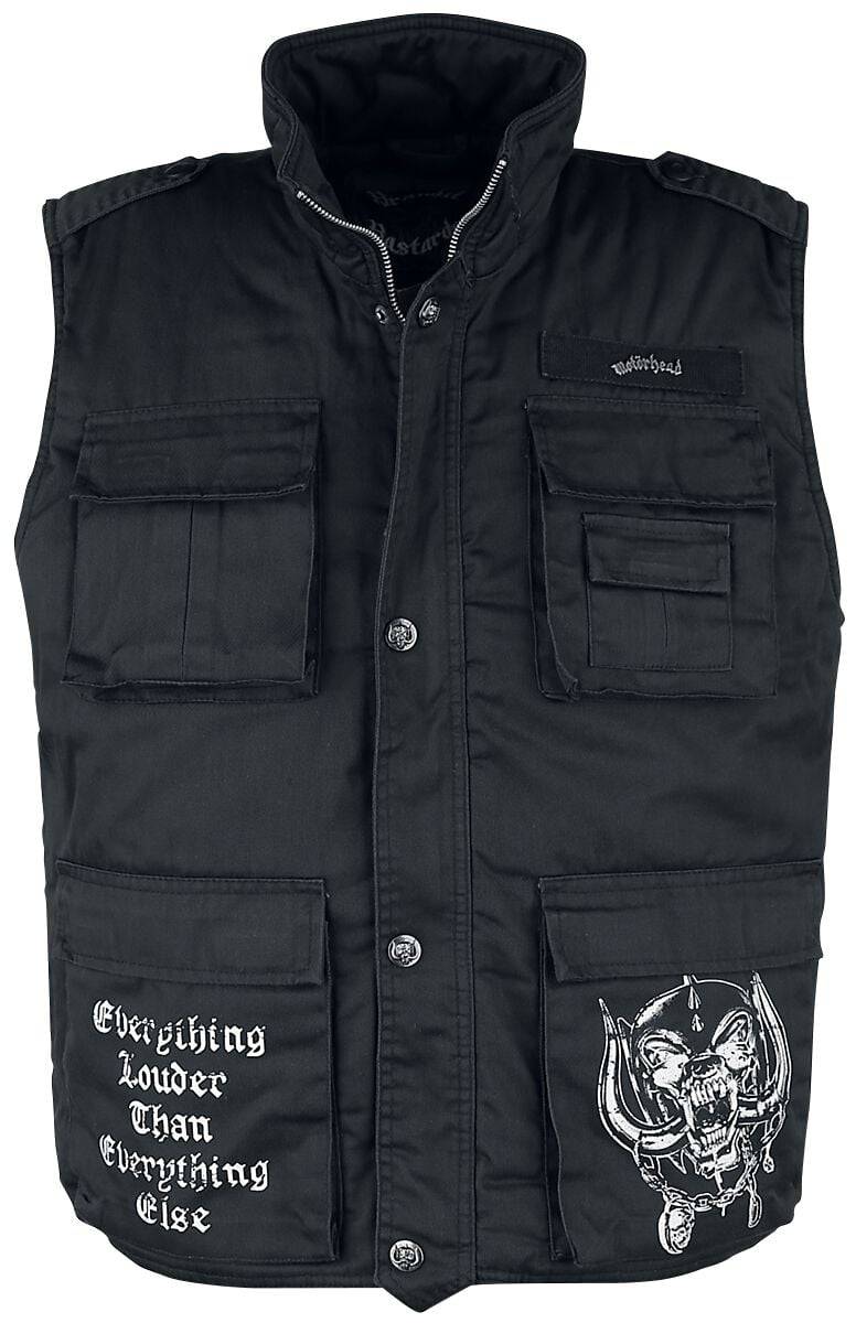 EMP "Brandit Bastards - Ranger Vest" Weste schwarz von Motörhead