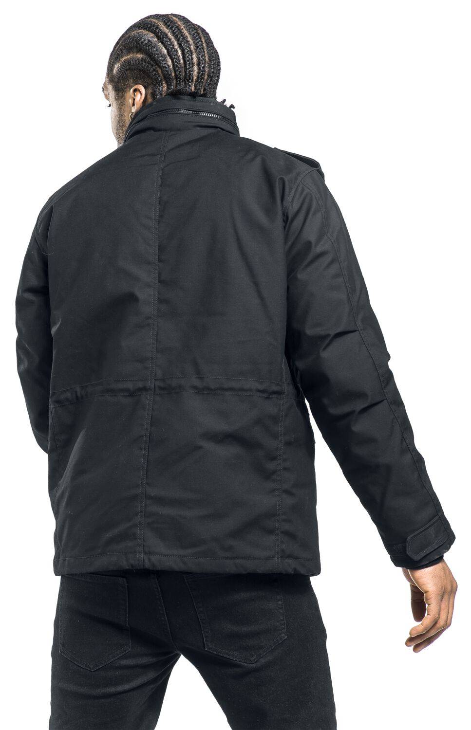 EMP "Brent Parka" Winterjacke Schwarz Von Vintage Industries