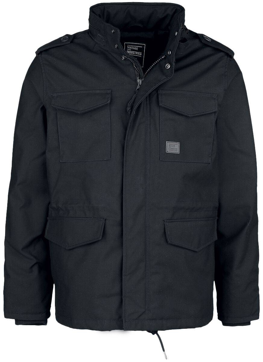 EMP "Brent Parka" Winterjacke schwarz von Vintage Industries