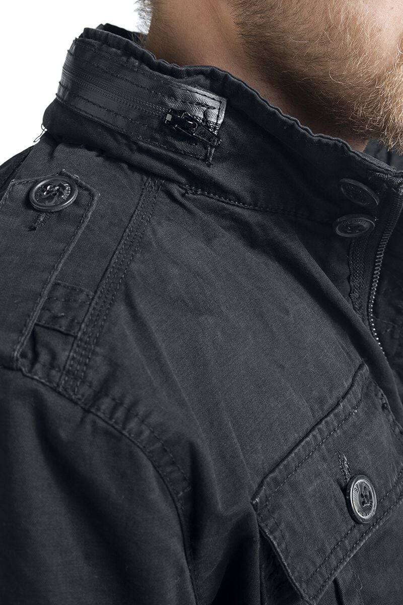 EMP "Britannia Jacket" Übergangsjacke Schwarz Von Brandit