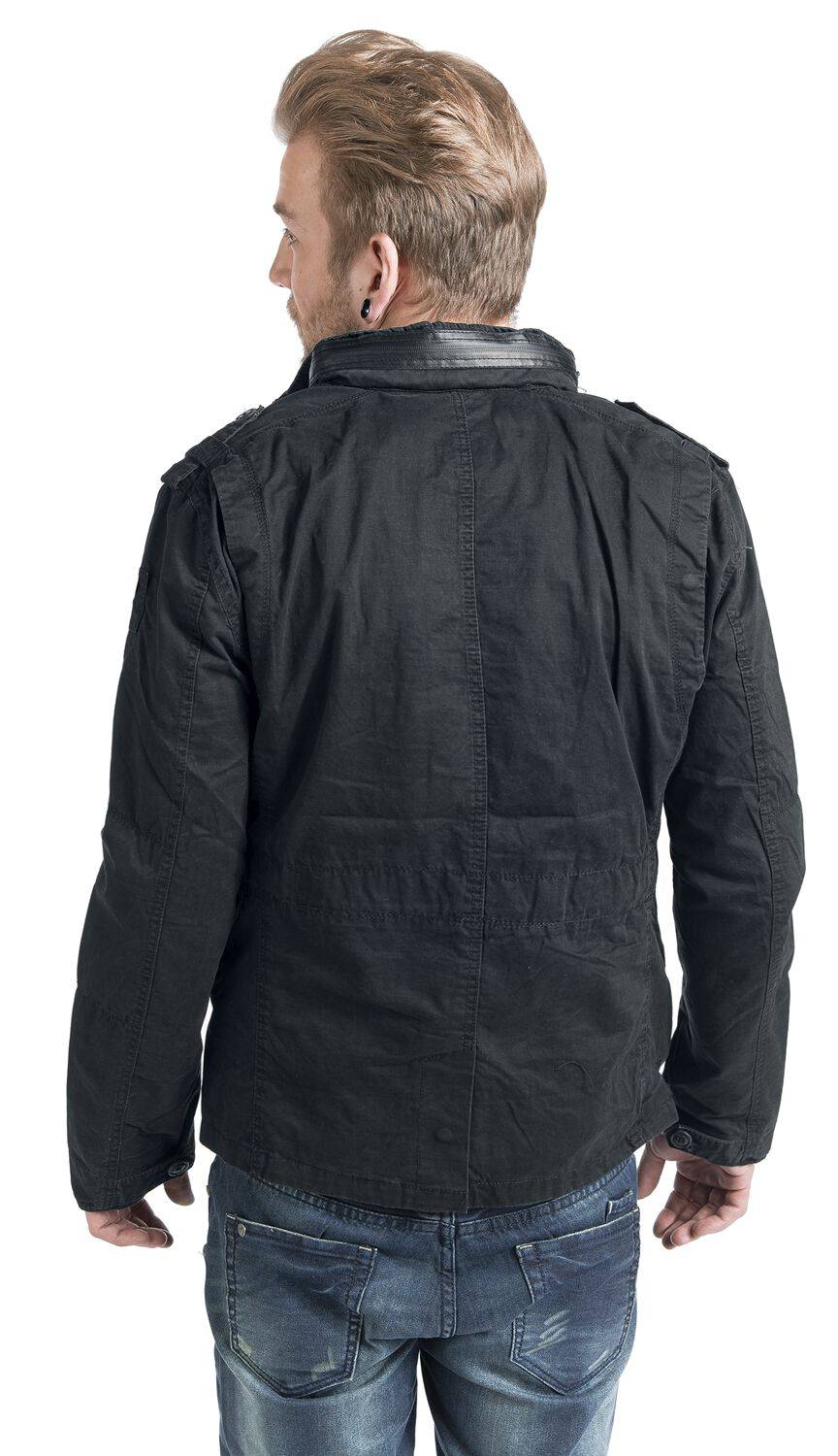 EMP "Britannia Jacket" Übergangsjacke Schwarz Von Brandit