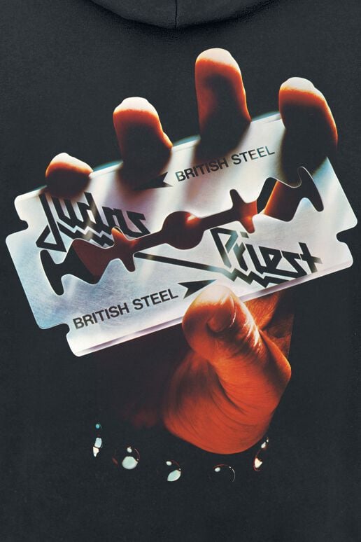 EMP "British Steel Anniversary 2020" Kapuzenpullover Schwarz Von Judas Priest