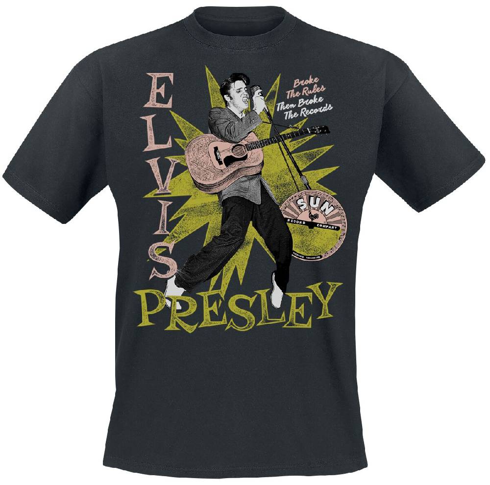 EMP "Broke The Rules" T-Shirt schwarz von Presley, Elvis