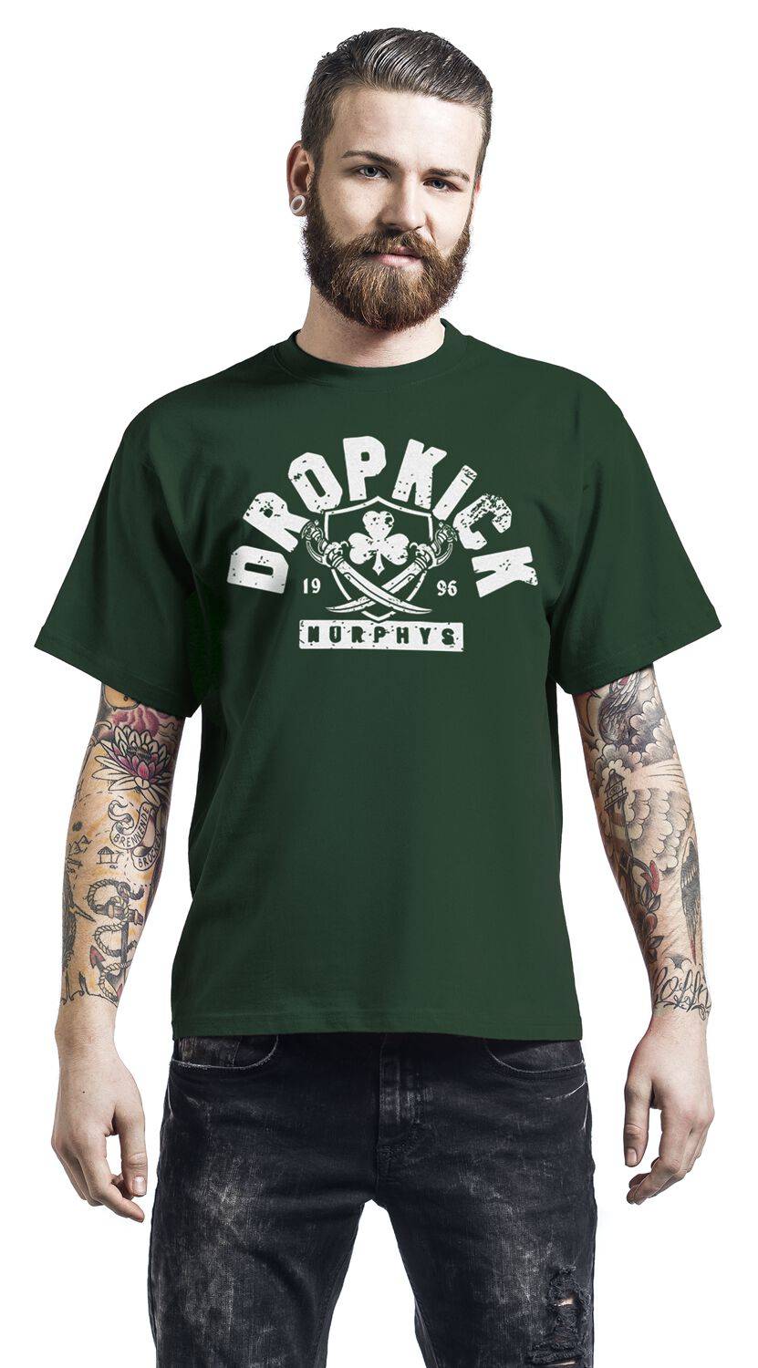 EMP "Bruin Badge" T-Shirt Dunkelgrün Von Dropkick Murphys