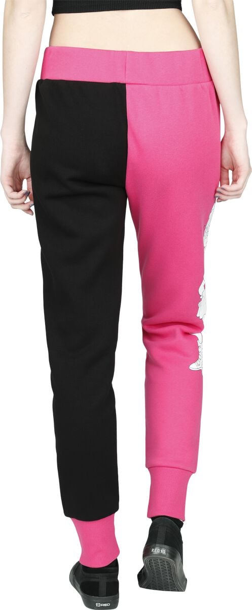 EMP "Bulma - Color Patchwork" Trainingshose Schwarz/pink Von Dragon Ball