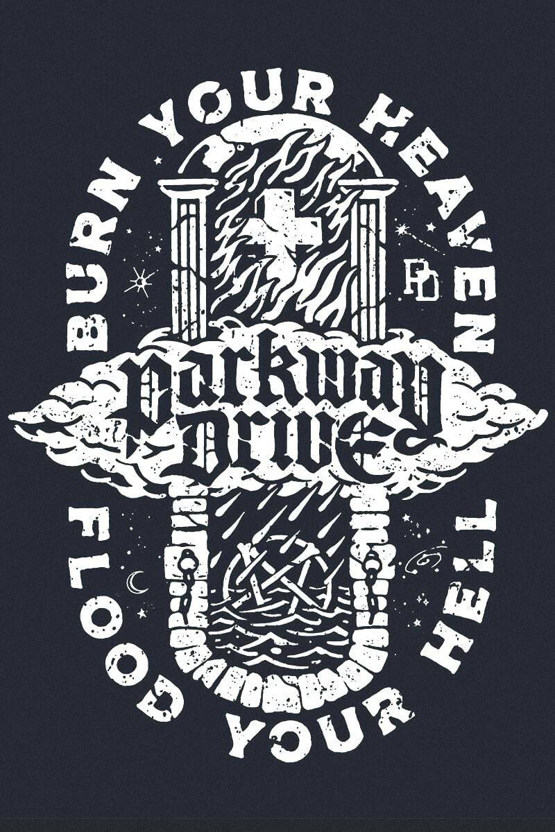 EMP "Burn Your Heaven" T-Shirt Schwarz Von Parkway Drive