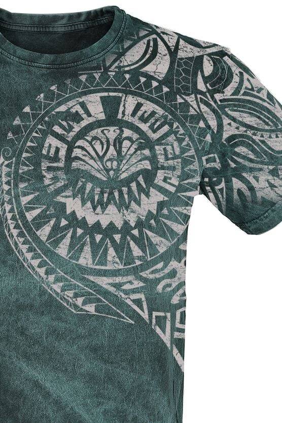 EMP "Burned Tattoo" T-Shirt Grün/schwarz Von Outer Vision