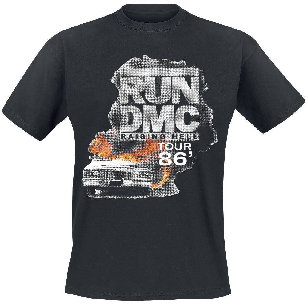 EMP "Burning Cadillac Tour 86" T-Shirt schwarz von Run DMC
