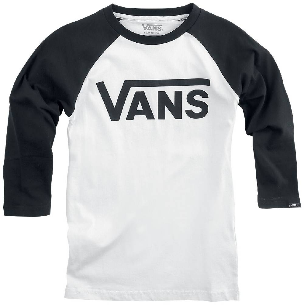 EMP "BY VANS Classic Raglan" Langarmshirt schwarz/weiß von Vans Kids