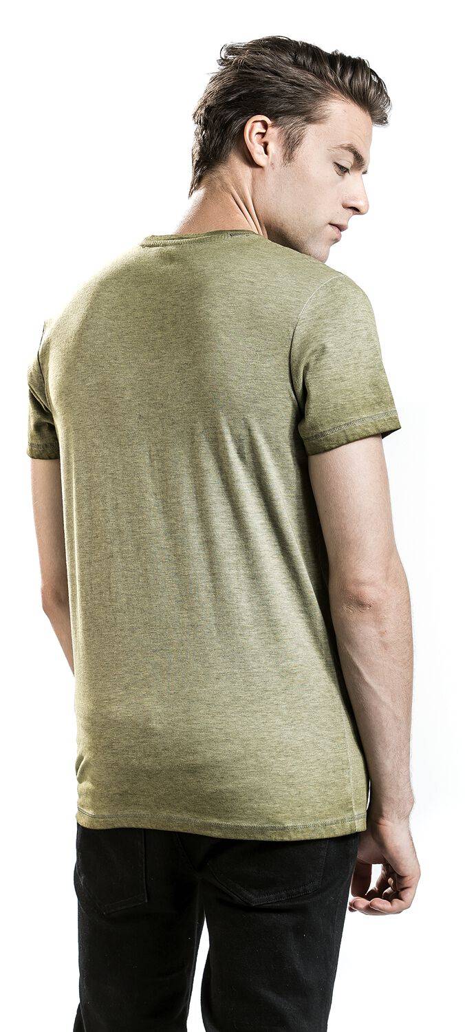 EMP "C64 Logo - Vintage" T-Shirt Grün Meliert Von Commodore 64