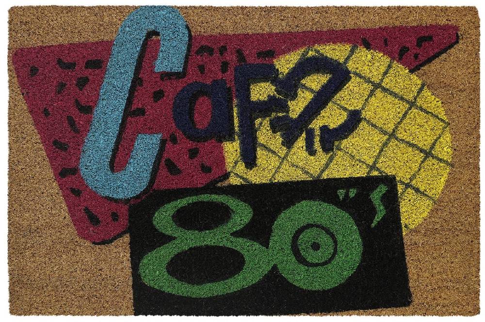 EMP "Café 80" Fußmatte multicolor von Zurück in die Zukunft