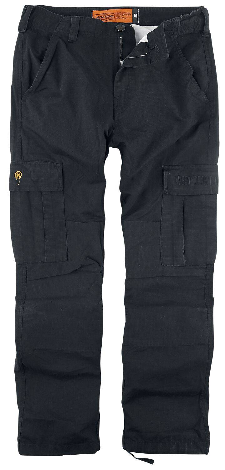 EMP "Caine Ripstop Cargo Pants" Cargohose schwarz von West Coast Choppers