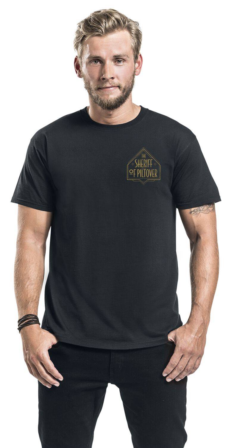 EMP "Caitlyn - Piltover Sheriff" T-Shirt Schwarz Von League Of Legends
