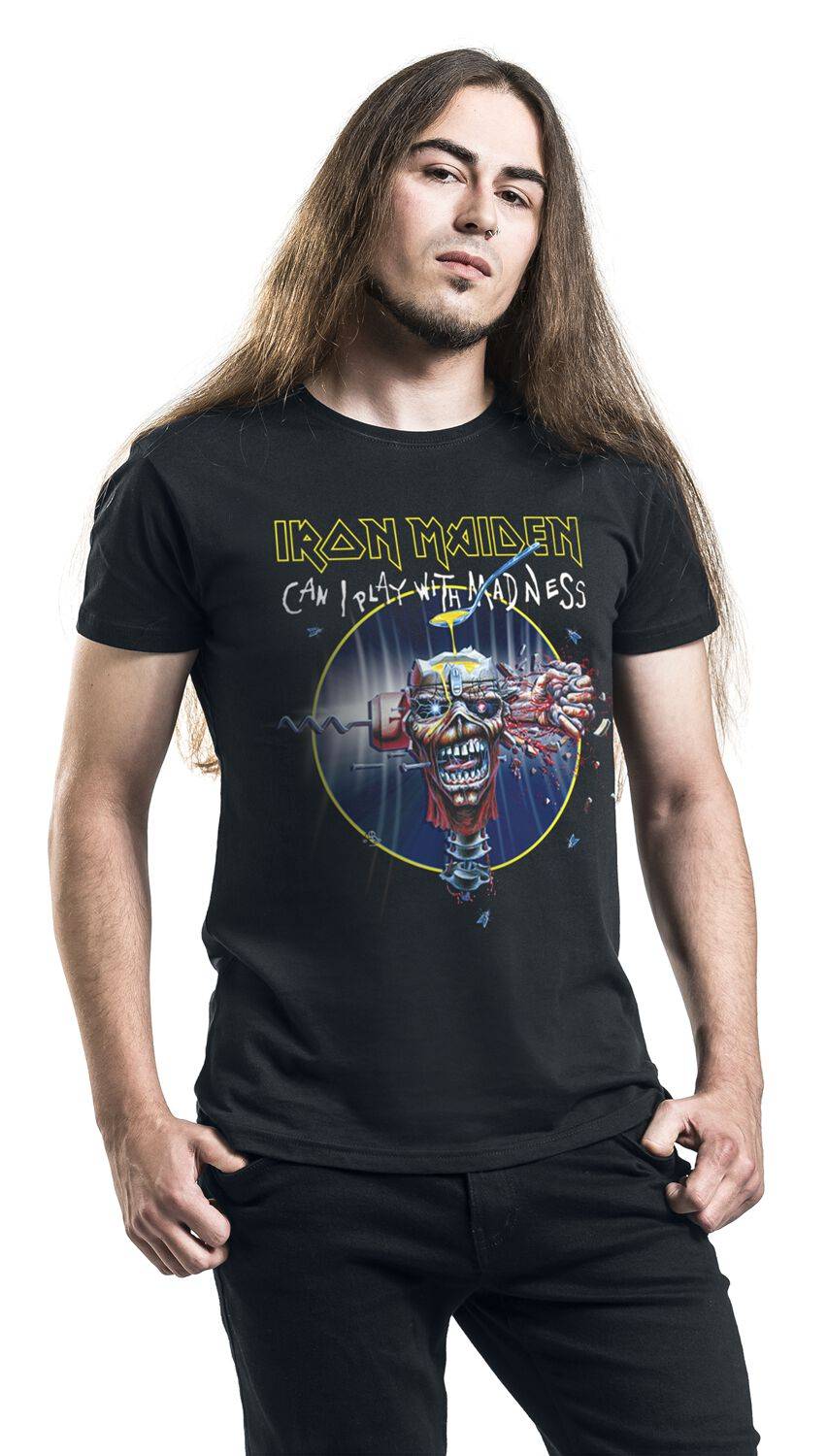 EMP "Can I Play With Madness" T-Shirt Schwarz Von Iron Maiden
