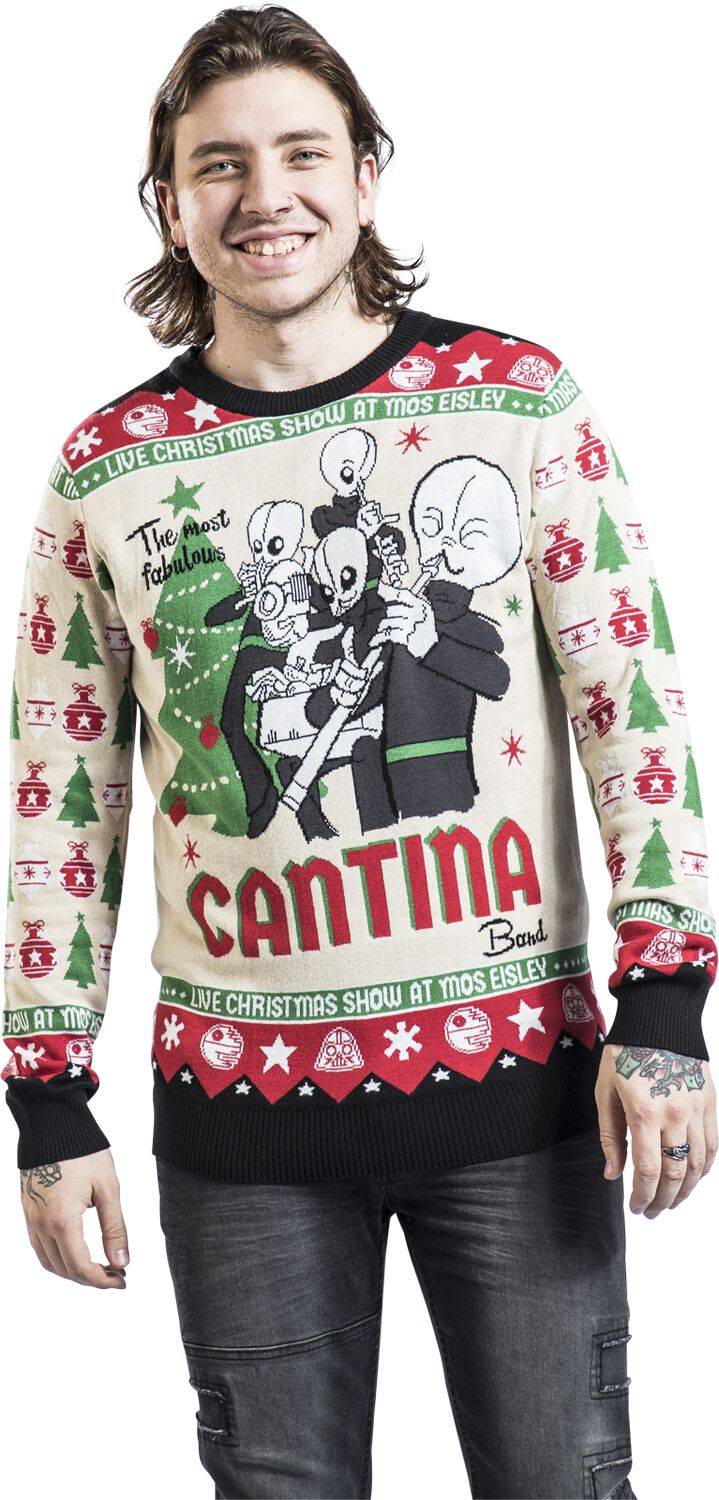 EMP "Cantina Band" Weihnachtspullover Multicolor Von Star Wars