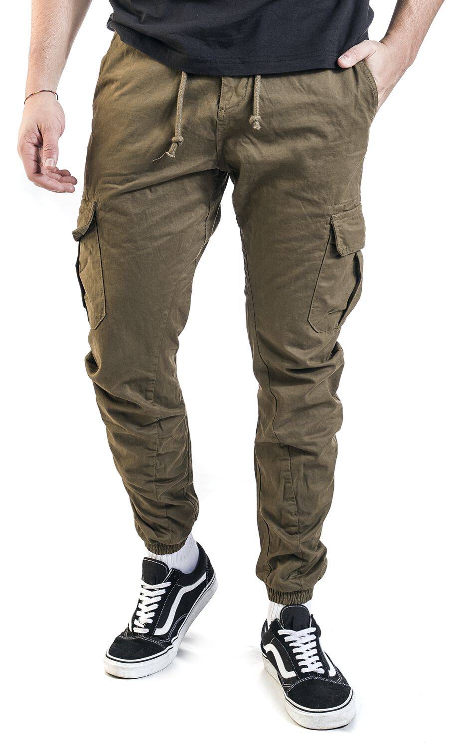 EMP "Cargo Jogging Pants" Cargohose Oliv Von Urban Classics