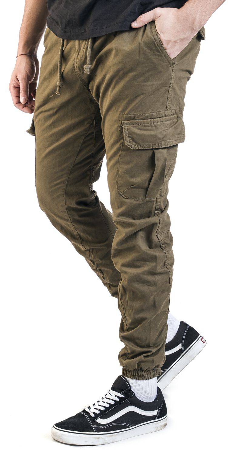 EMP "Cargo Jogging Pants" Cargohose Oliv Von Urban Classics