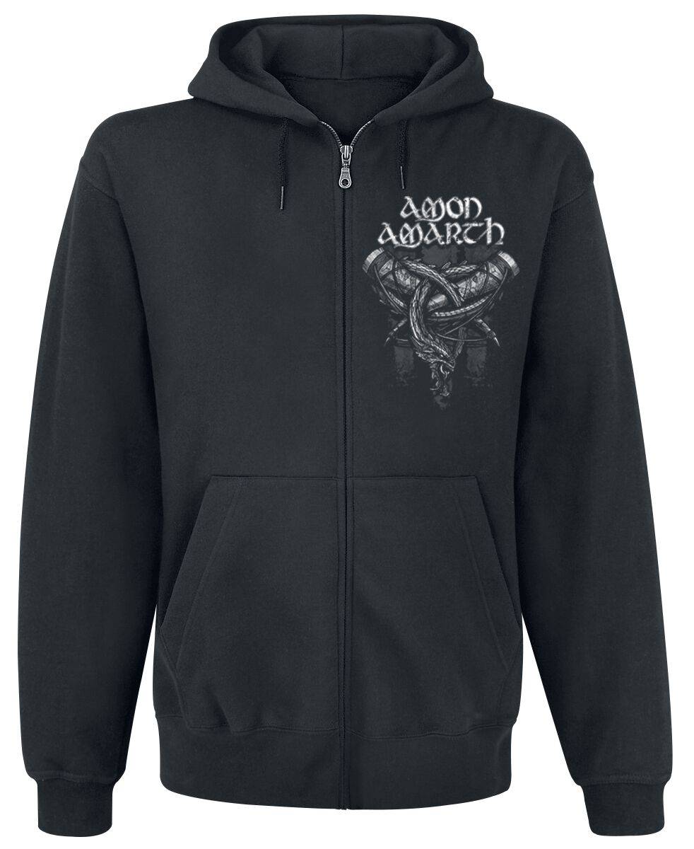 EMP "Carved Skull" Kapuzenjacke schwarz von Amon Amarth