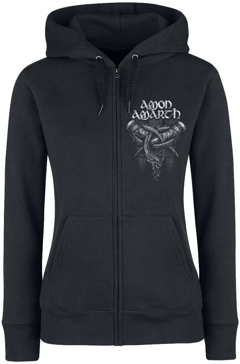 EMP "Carved Skull" Kapuzenjacke schwarz von Amon Amarth