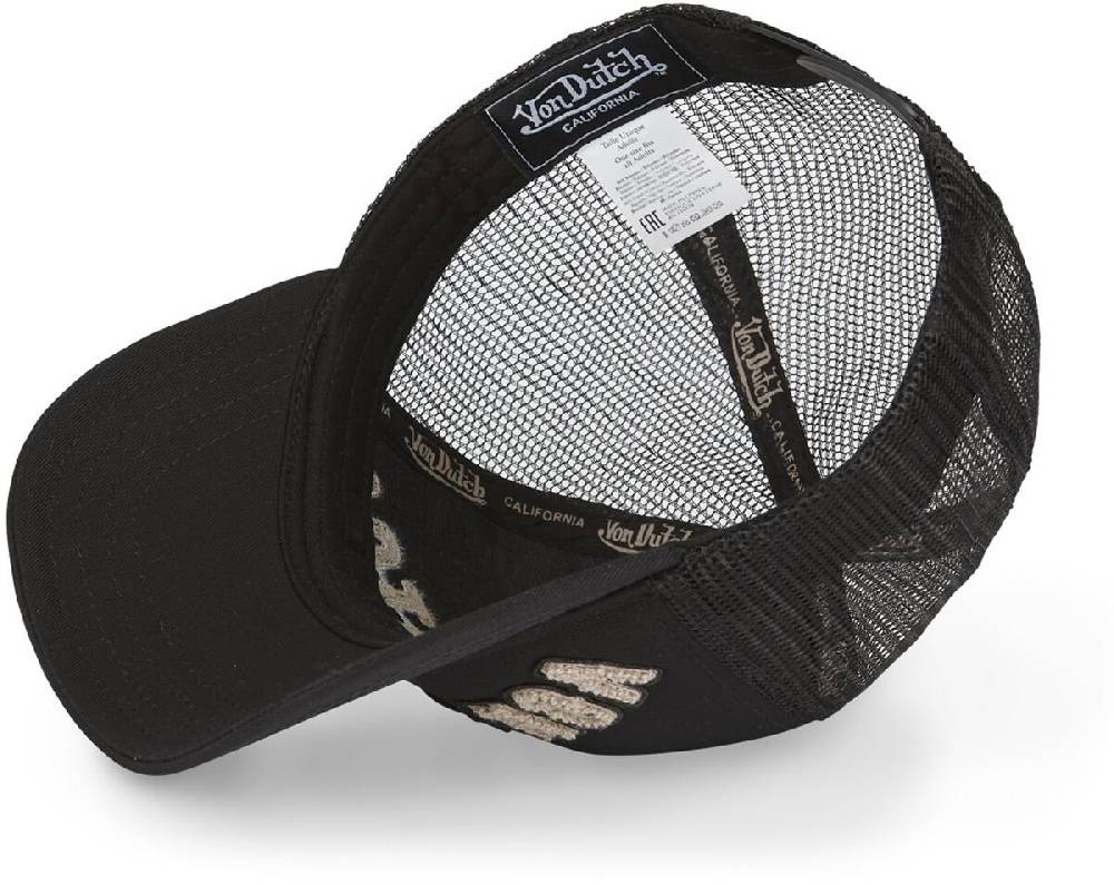 EMP "CASQUETTE FEMME VON DUTCH TRUCKER AVEC FILET" Cap Schwarz Von Von Dutch