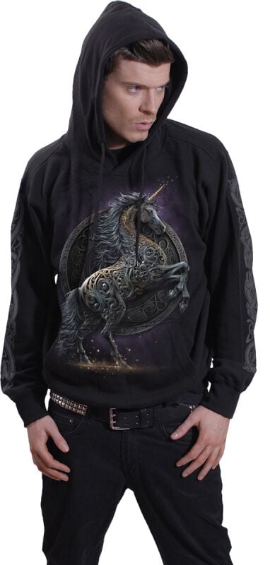 EMP "Celtic Unicorn" Kapuzenpullover Schwarz Von Spiral
