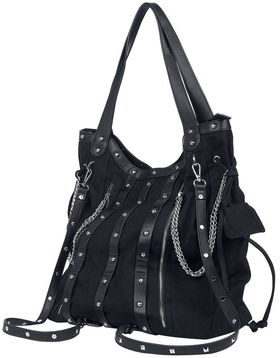 EMP "Chains" Handtasche schwarz/silberfarben von Jawbreaker
