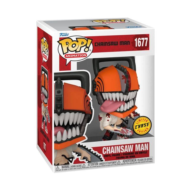 EMP "Chainsaw Man (Chase Edition Möglich!) Vinyl Figur 1677" Funko Pop! Multicolor Von Chainsaw Man