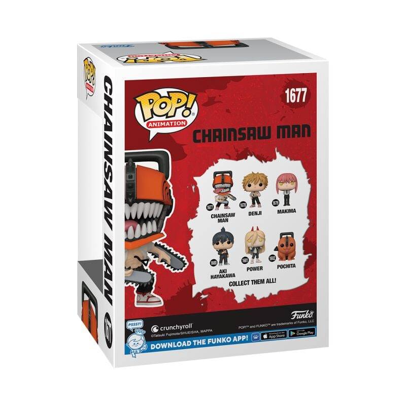 EMP "Chainsaw Man (Chase Edition Möglich!) Vinyl Figur 1677" Funko Pop! Multicolor Von Chainsaw Man