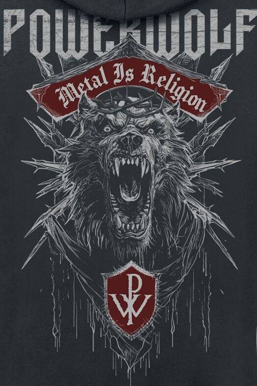 EMP "Chaos Crest" Kapuzenpullover Schwarz Von Powerwolf