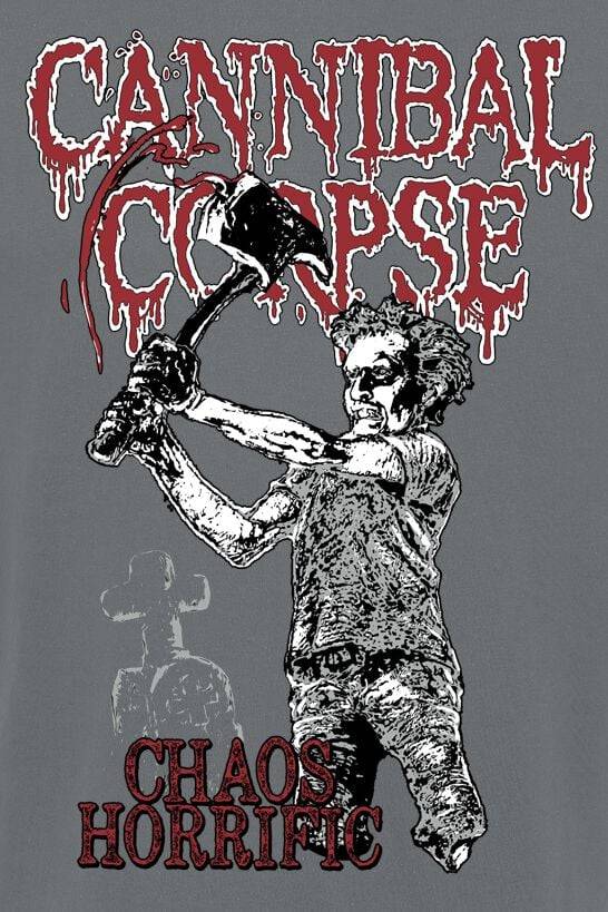 EMP "Chaos Horrific Bootleg" T-Shirt Charcoal Von Cannibal Corpse